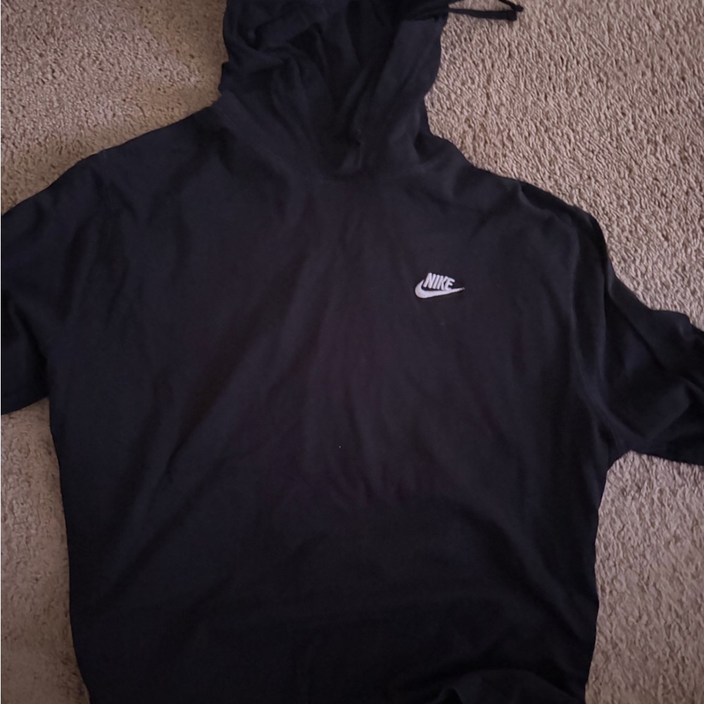 Nike Men's Black Pullover Hoodie